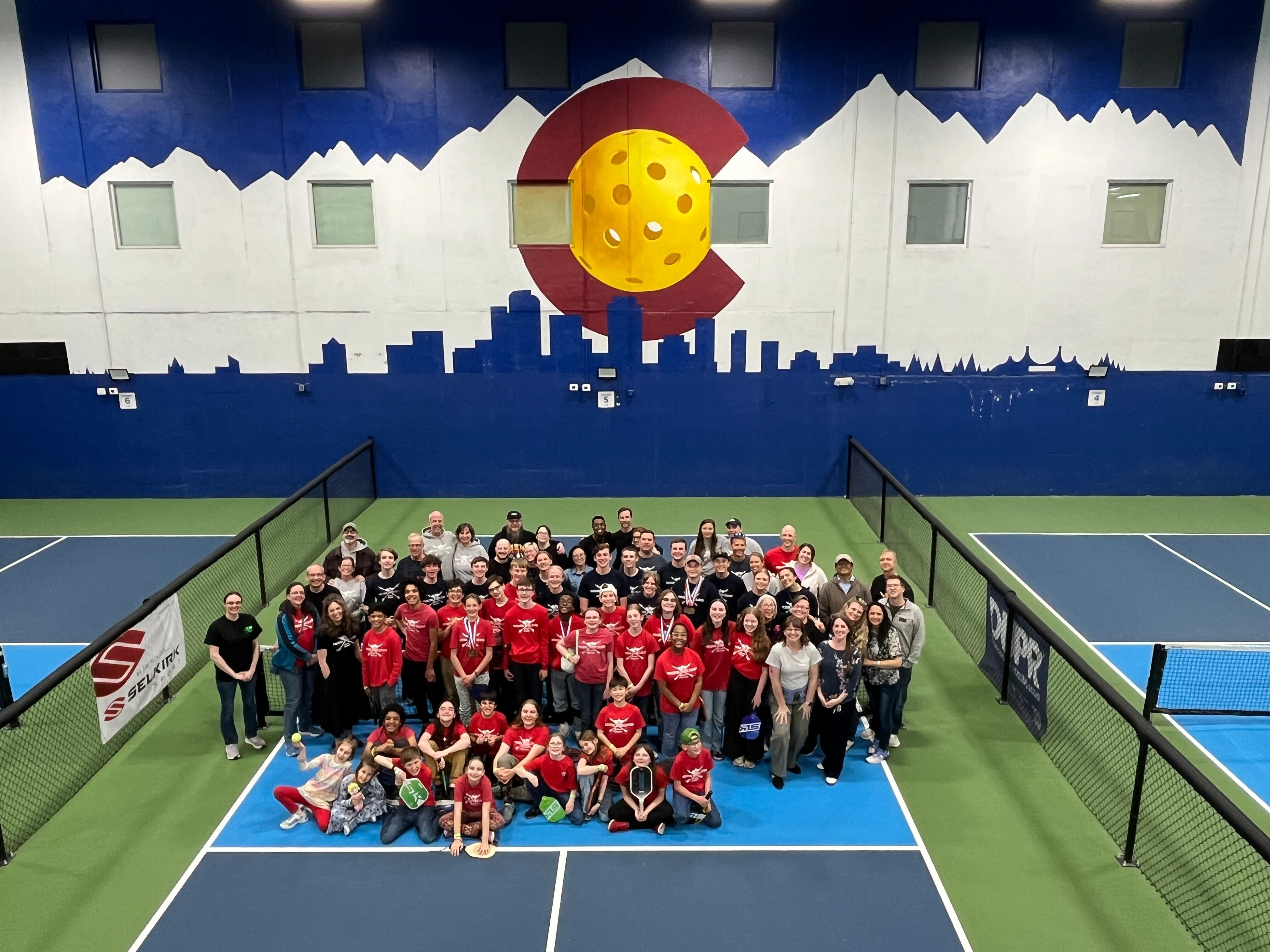 Corporate group event at Springs Pickleball