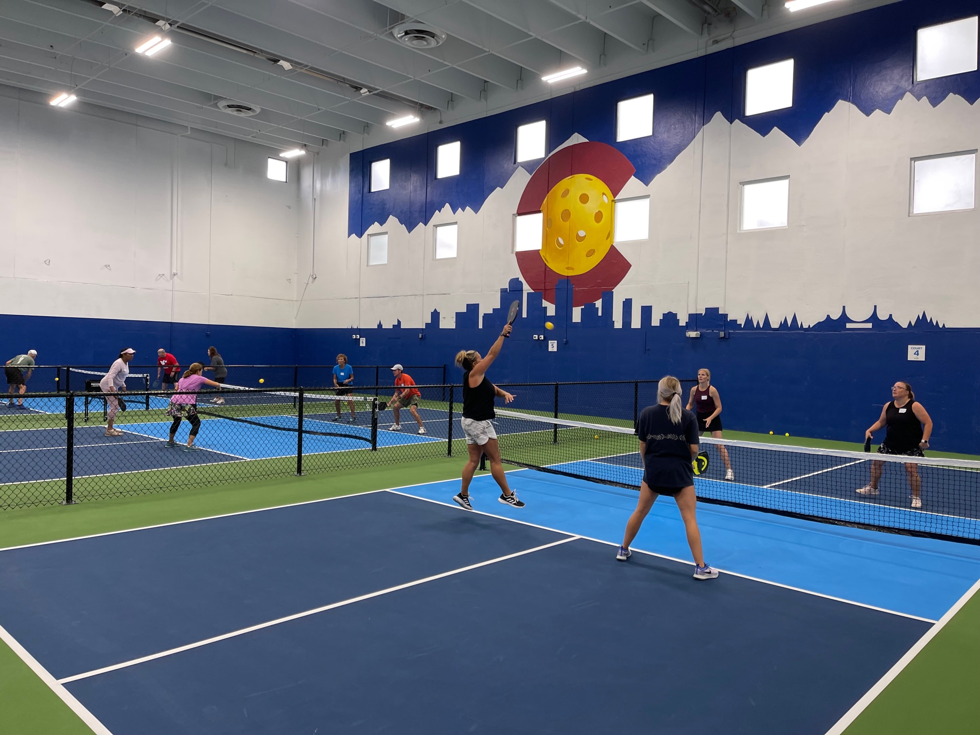 Players competing at Springs Pickleball West